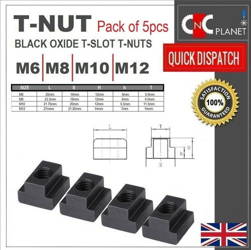 Nut m10 m12 black - m8,