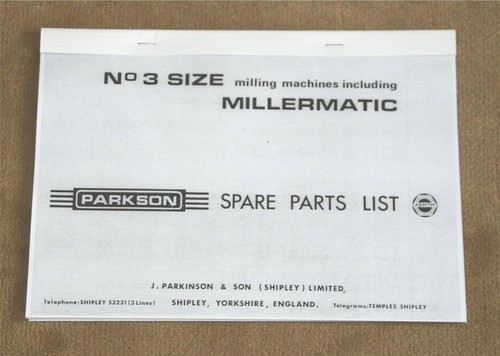 Parkson milling machines - parkson,