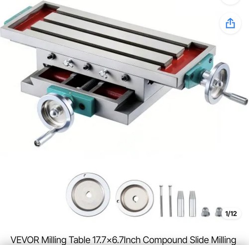 Compound work table axis - work,