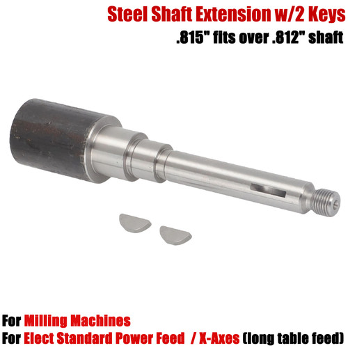 Steel shaft extension - steel,
