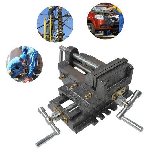 Cross sliding drill press vise - cross,